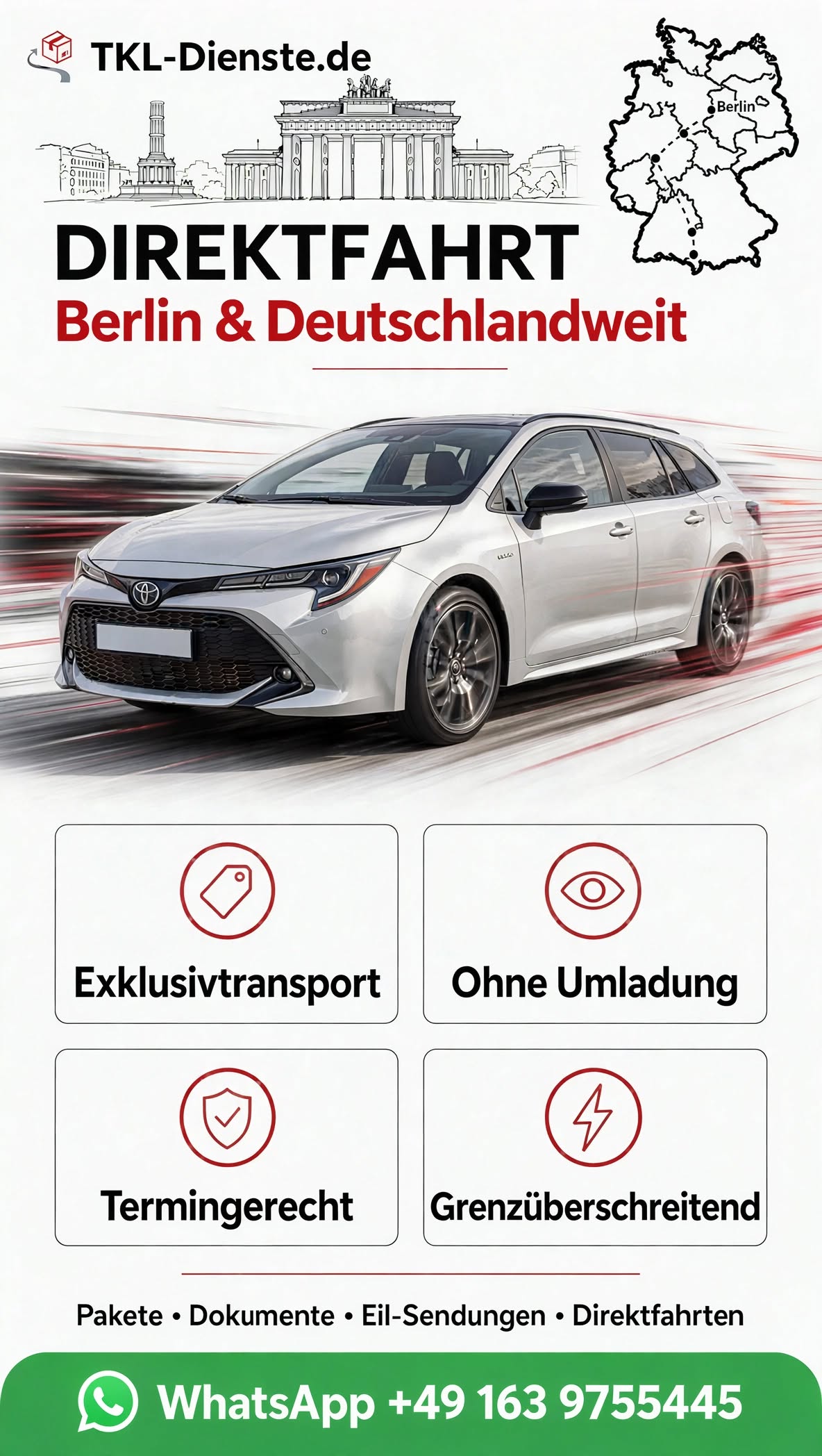 Direktfahrten, Same-Day-Delivery
